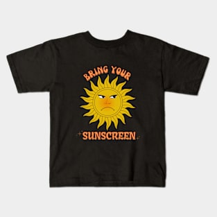 Moody Sun Vibes Kids T-Shirt